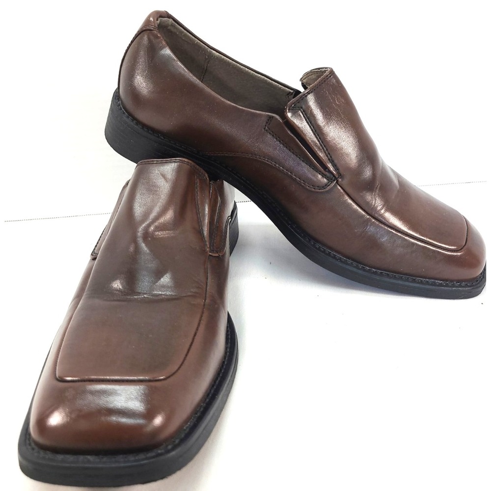 Borelli Matthew Mens Loafers Brown Leather Sz 11.5